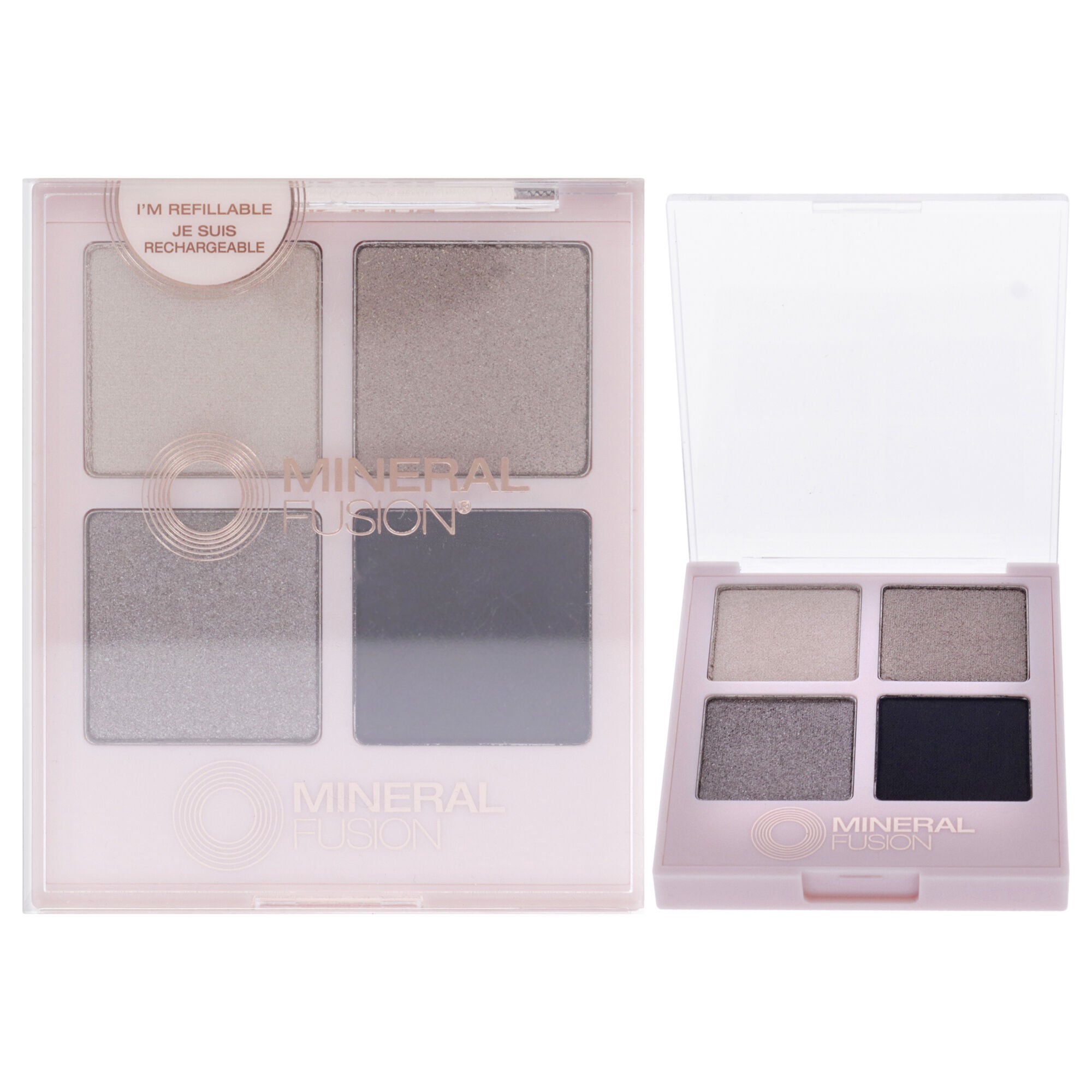 Eye Shadow Palette - Rock Show by Mineral Fusion for Women - 0.25 oz Eye Shadow (Refillable), See Description, hi-res image number 0