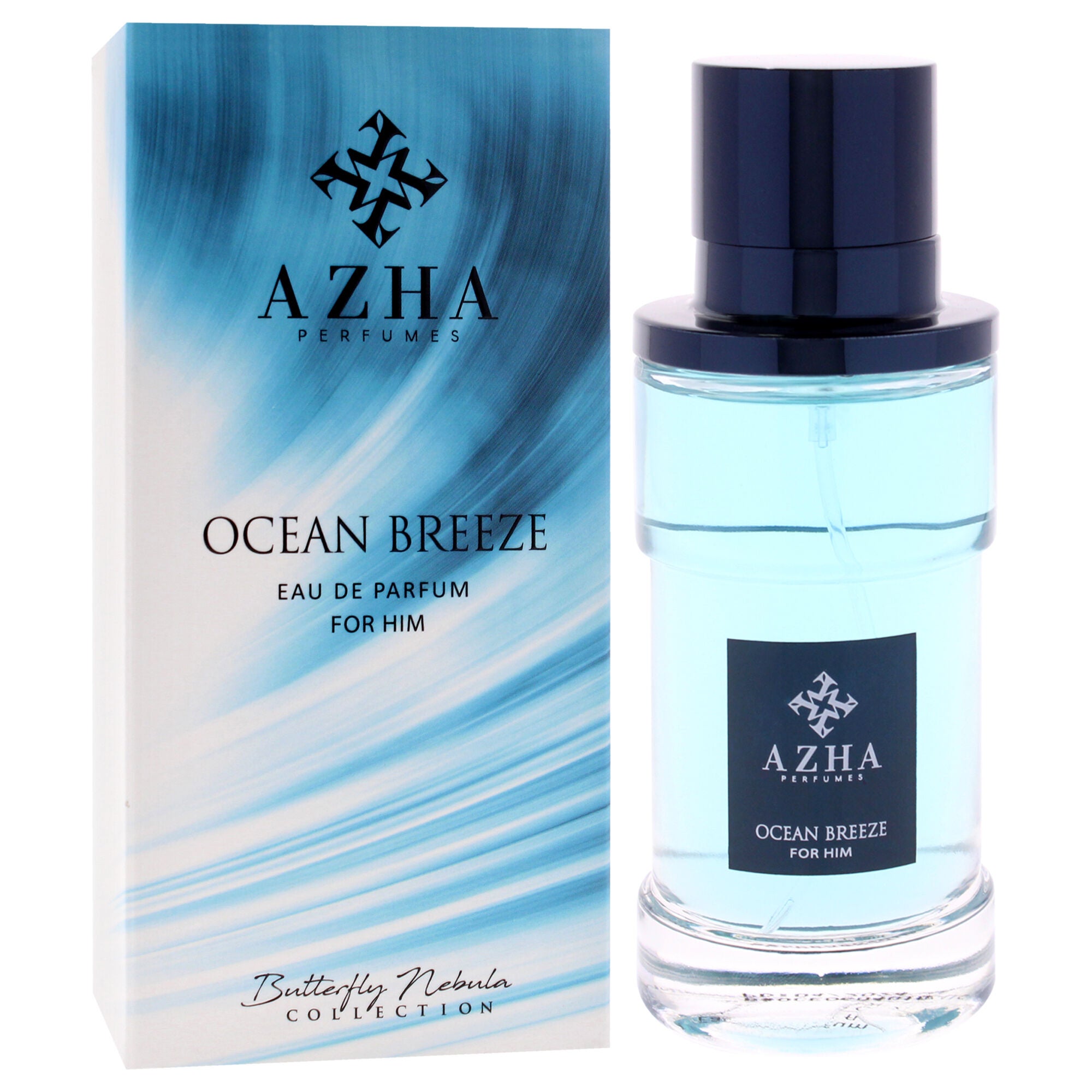 Butterfly Nebula Collection - Ocean Breeze by Azha for Men - 3.3 oz EDP Spray, See Description, alternate image number 2