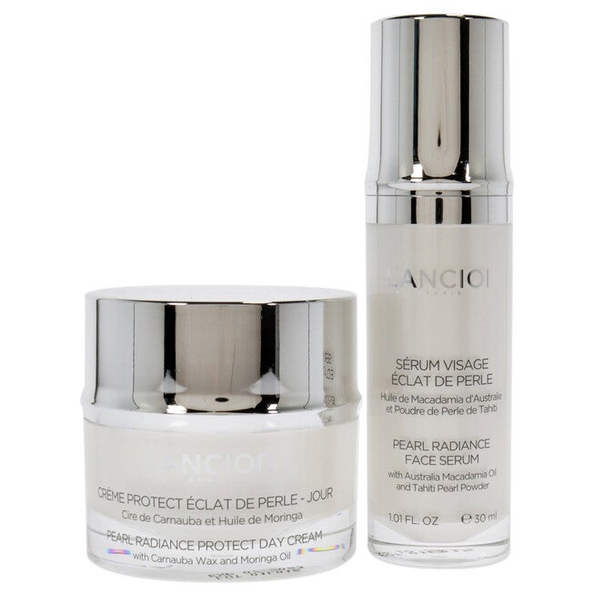 Pearl Radiance Calypso Set by Lancior for Unisex - 2 Pc 1.01oz Pearl Radiance Sublime Face Serum, 1.7oz Pearl Radiance Protect Day Cream, NA, alternate image number null