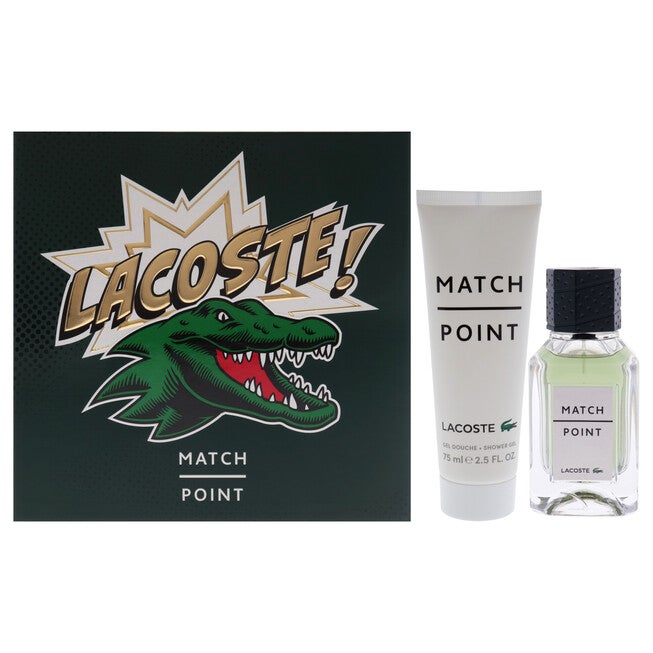 Match Point by Lacoste for Men - 2 Pc Gift Set 1.6oz EDT Spray, 2.5oz Shower Gel, NA, hi-res image number null