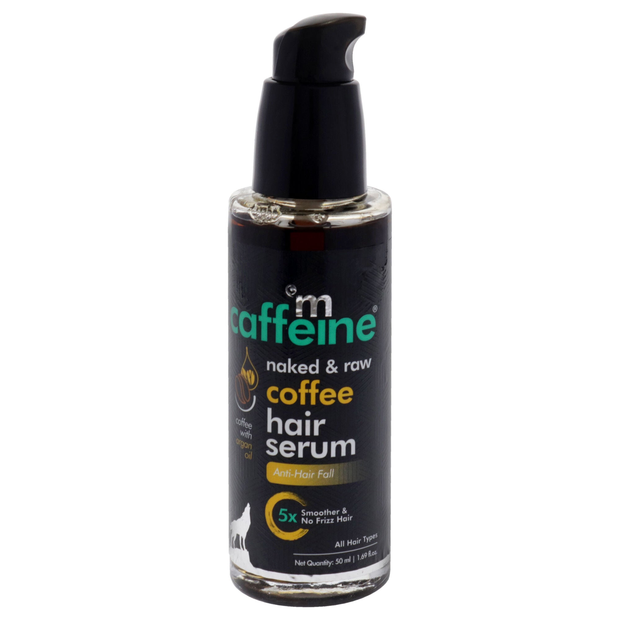 Naked and Raw Coffee Hair Serum - Argan Oil by mCaffeine for Unisex - 1.69 oz Serum, See Description, alternate image number 4