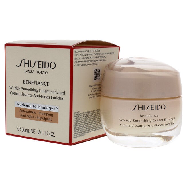 Benefiance Wrinkle Smoothing Cream Enriched by Shiseido for Unisex - 1.7 oz Cream, See Description, alternate image number 3