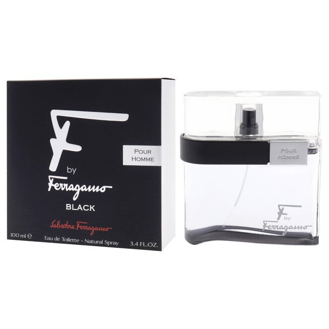 F Black by Salvatore Ferragamo for Men - 3.4 oz EDT Spray, NA, alternate image number null