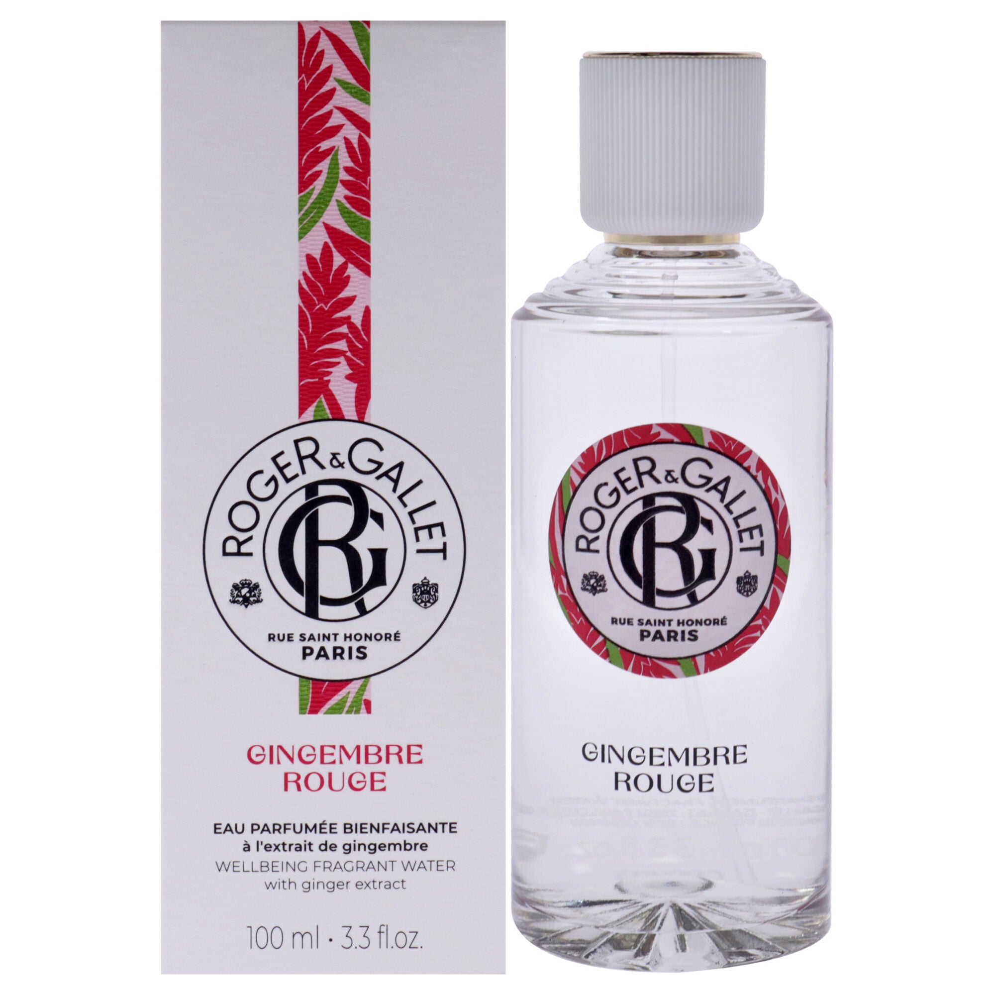 Roger & Gallet Gingembre Rouge by Roger & Gallet Fragrant Wellbeing Water Spray 3.3 oz for Women