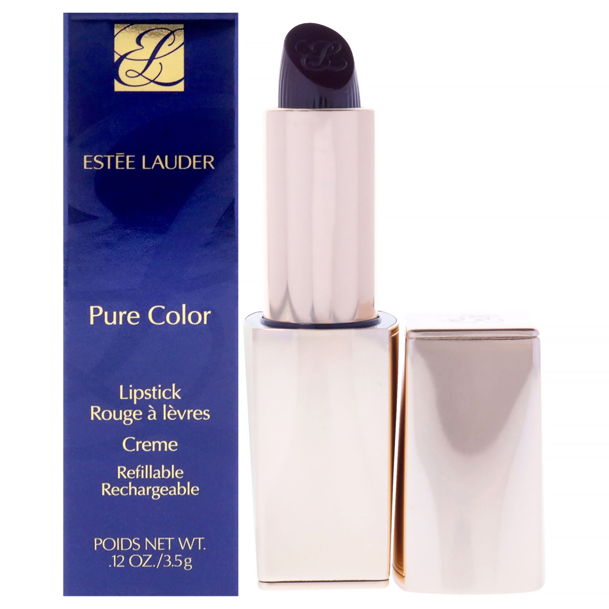 Pure Color Creme Lipstick - 685 Midnight Kiss by Estee Lauder for Women - 0.12 oz Lipstick (Refillable), See Description, hi-res image number 0