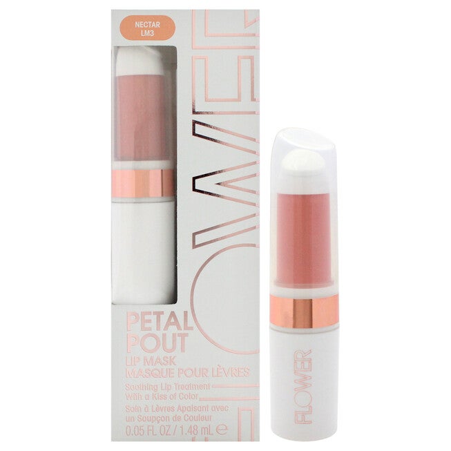 Petal Pout Lip Mask - LM3 Nectar by Flower Beauty for Women - 0.05 oz Lip Mask, NA, hi-res image number null
