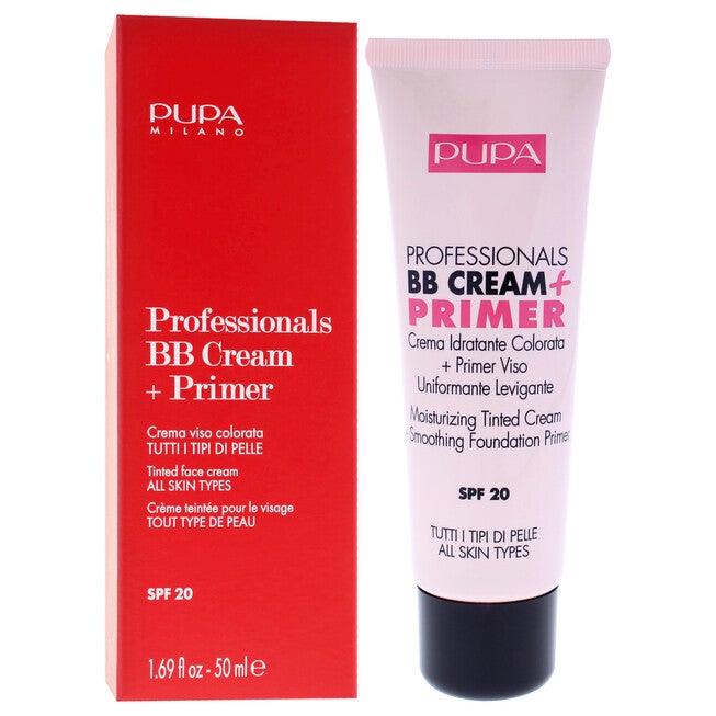 Professionals BB Cream Plus Primer SPF 20 - 002 Sand - All Skin Types by Pupa Milano for Women - 1.69 oz Makeup, NA, alternate image number null