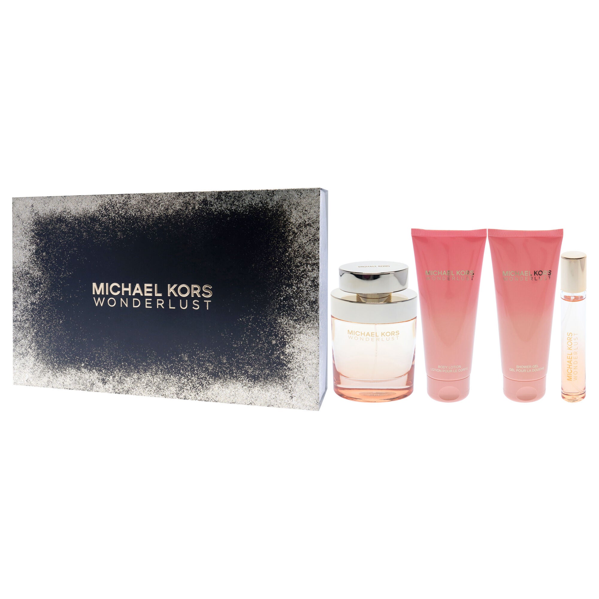 Wonderlust by Michael Kors for Women - 4 Pc Gift Set 3.4oz EDP Spray, 3.4oz Body Lotion, 3.4oz Shower Gel, 0.33 oz EDP Spray, See Description, alternate image number 3