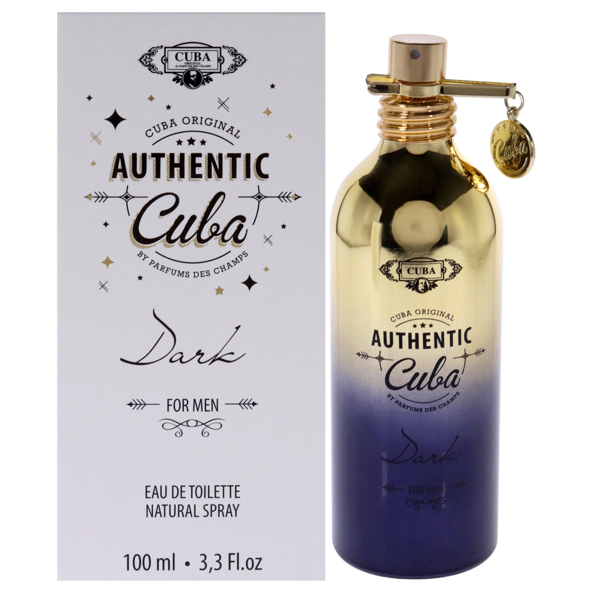 Cuba Authentic Dark by Cuba for Men - 3.3 oz EDT Spray, See Description, hi-res image number 0