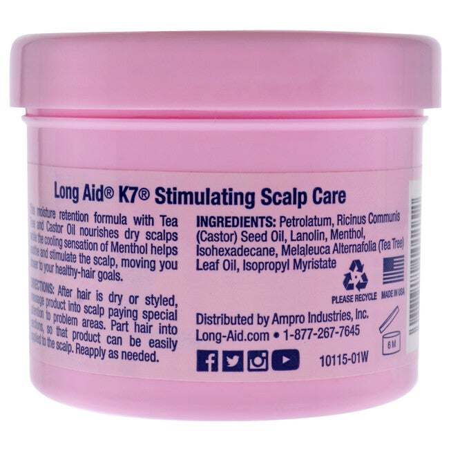 Long-Aid K7 Stimulating Scalp Care Conditioner by Ampro for Women - 4 oz Conditioner, See Description, alternate image number 2