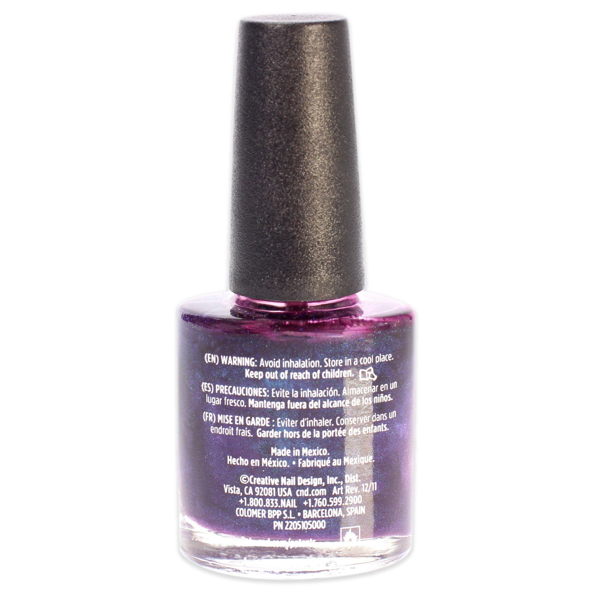 Vinylux Weekly Polish - 254 Eternal Midnight by CND for Women - 0.5 oz Nail Polish, See Description, alternate image number 1