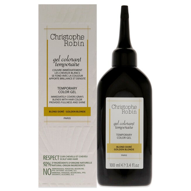 Temporary Color Gel - Golden Blonde by Christophe Robin for Unisex - 3.4 oz Hair Color, , alternate image number null