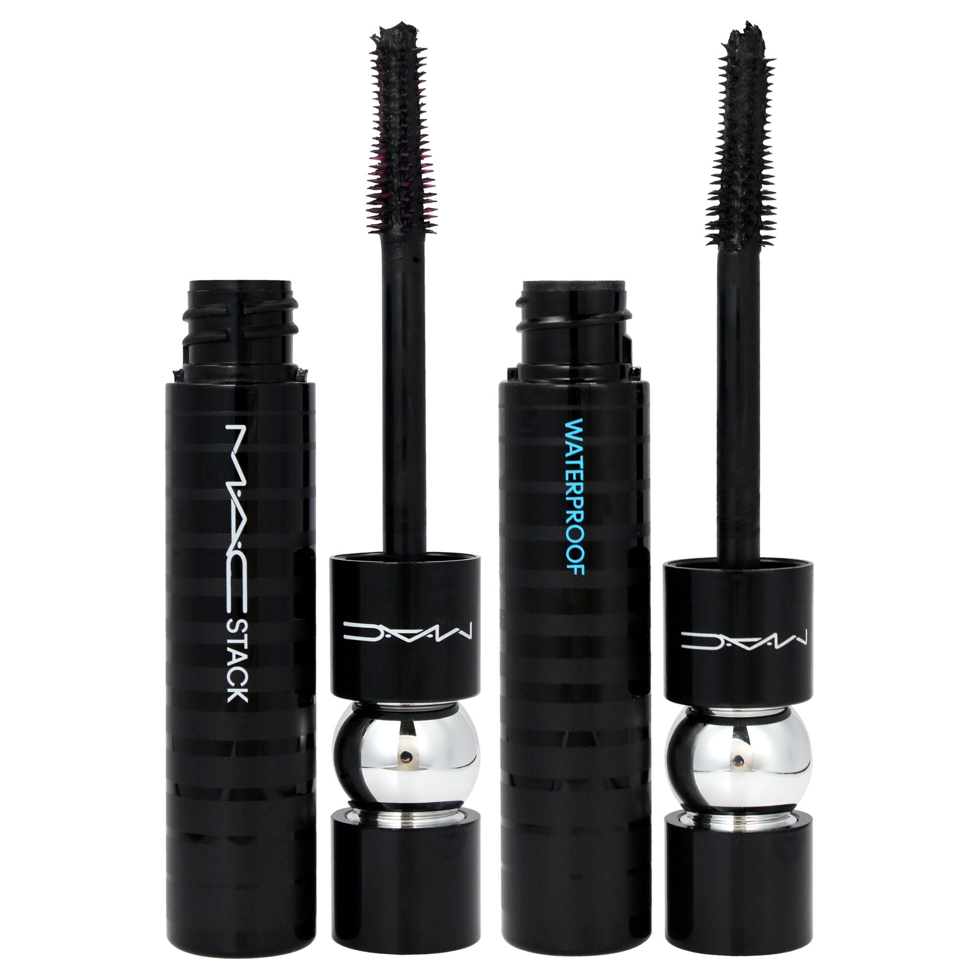 Stack Mascara Duo by MAC for Women - 2 Pc 0.41oz Superstack Mega Brush - Black, 0.41oz Superstack Mega Brush Waterproof - Black, See Description, alternate image number 4
