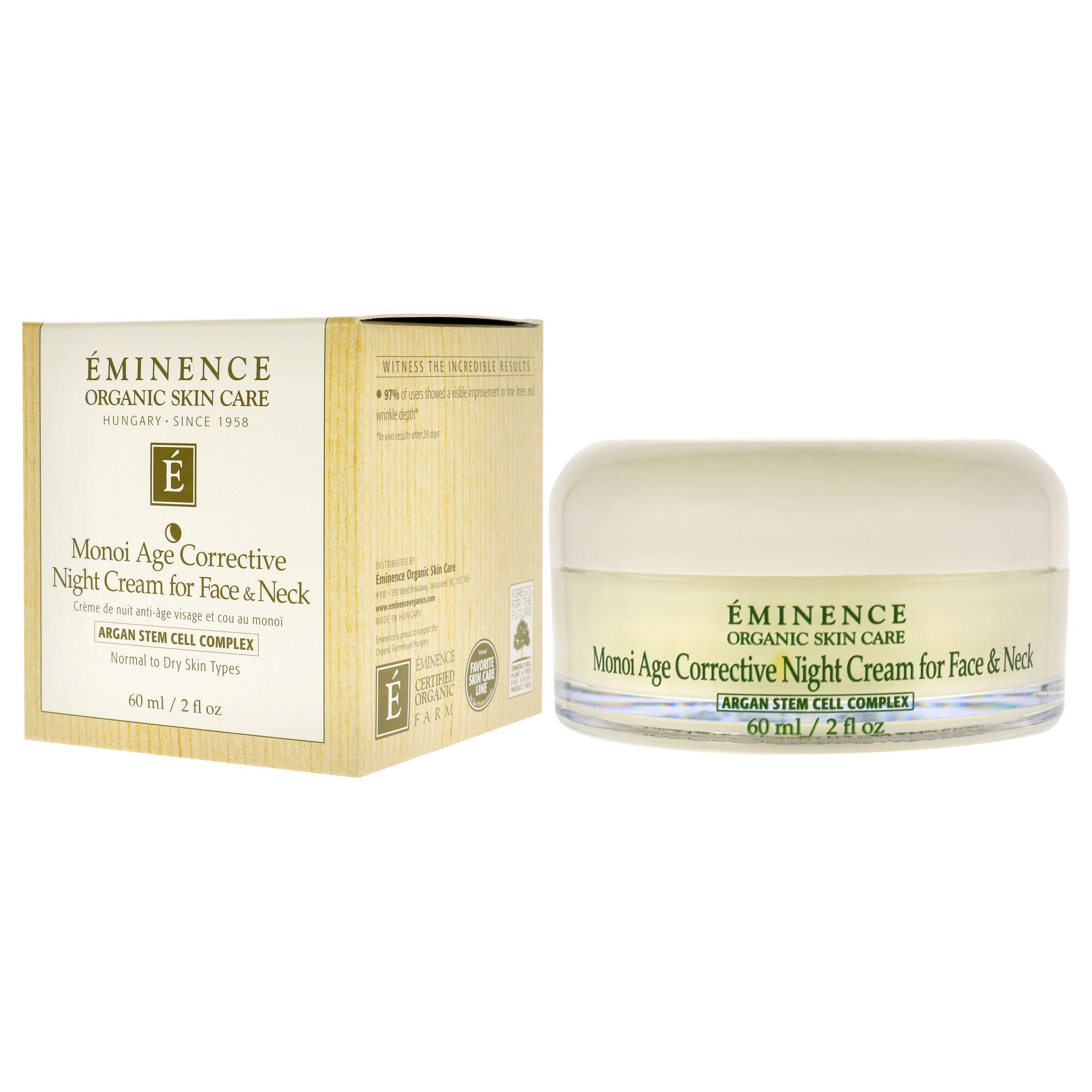 Monoi Age Corrective Night Cream for Face and Neck by Eminence for Unisex - 2 oz Cream, , alternate image number 8