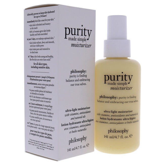 Purity Made Simple Ultra Light Moisturizer by Philosophy for Women - 4.7 oz Moisturizer, , alternate image number null