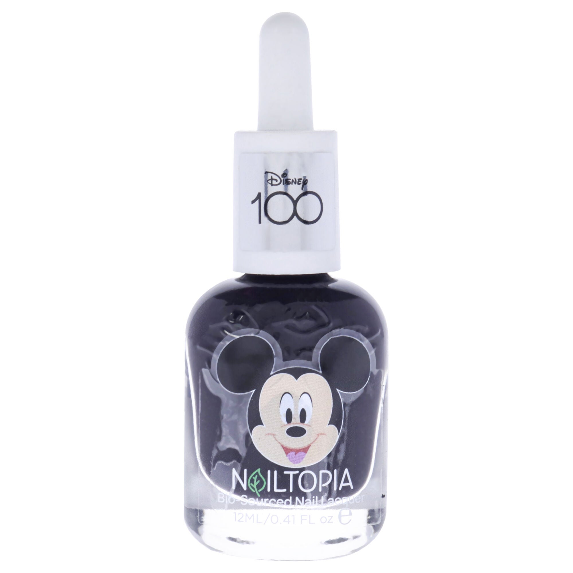 Bio-Sourced Chip Free Nail Lacquer Disney Collection Mickey Mouse - Dark Purple-Black Creme by Nailtopia for Women - 0.41 oz Nail Polish, See Description, hi-res image number 0