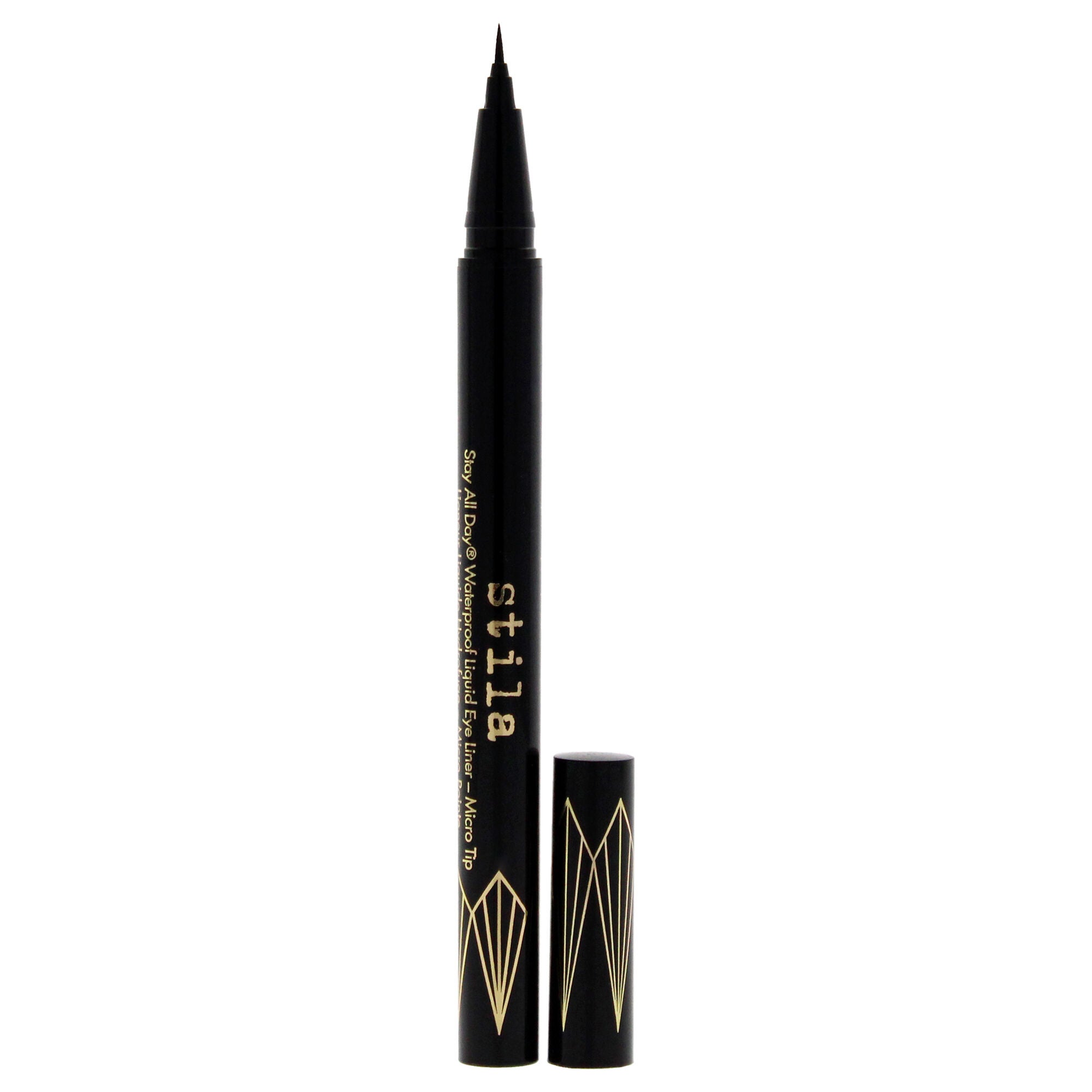 Stay All Day Waterproof Liquid Eye Liner Micro Tip - Intense Black by Stila for Women - 0.016 oz Eyeliner, See Description, alternate image number 4