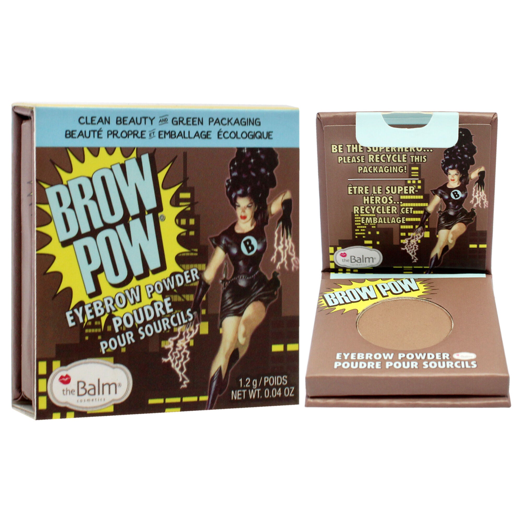 Brow Pow Eyebrow Powder - Blonde by the Balm for Women - 0.04 oz Eyebrow, See Description, alternate image number 1
