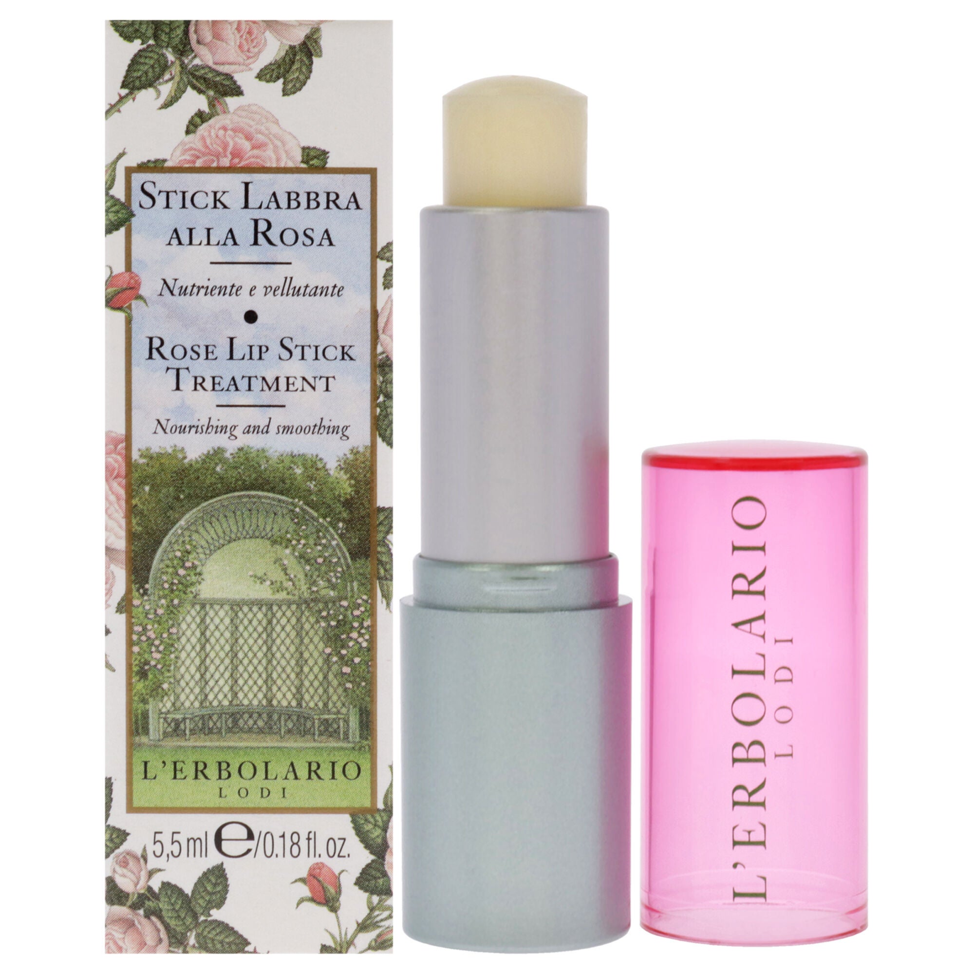 Lip Stick Treatment - Rose by LErbolario for Unisex - 0.18 oz Lip Treatment, NA, hi-res image number 0