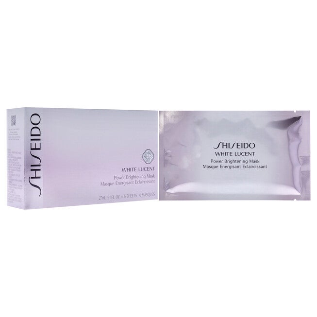 White Lucent Power Brightening Mask by Shiseido for Unisex - 6 x 0.91 oz Mask, NA, alternate image number null