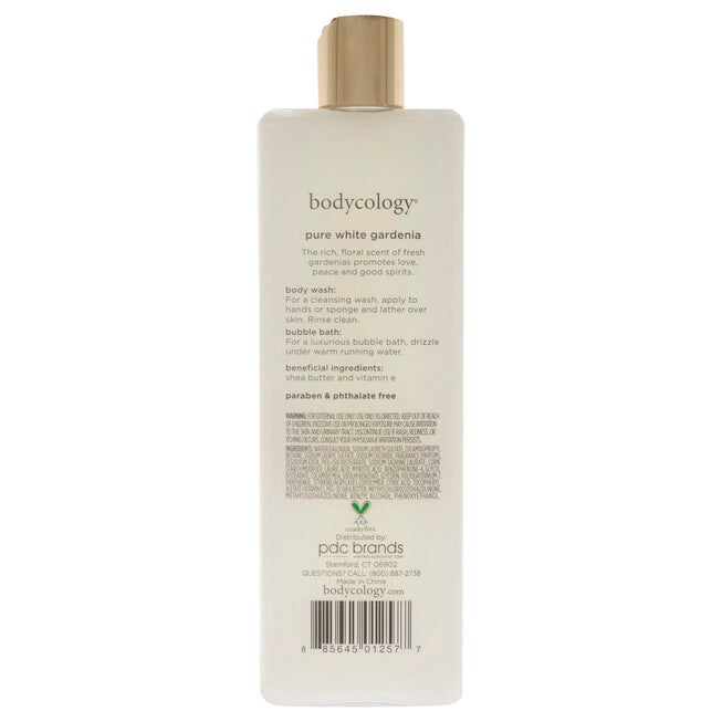 Pure White Gardenia by Bodycology for Women - 16 oz Body Wash, NA, alternate image number null