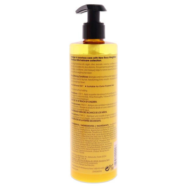 Weightless Precious Oils Softening Conditioner by Roux for Unisex - 12 oz Conditioner, See Description, alternate image number 2