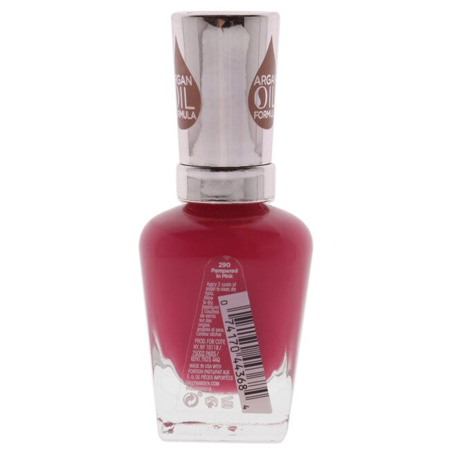 Color Therapy Nail Polish - 290 Pampered In Pink by Sally Hansen for Women - 0.5 oz Nail Polish, See Description, alternate image number 2