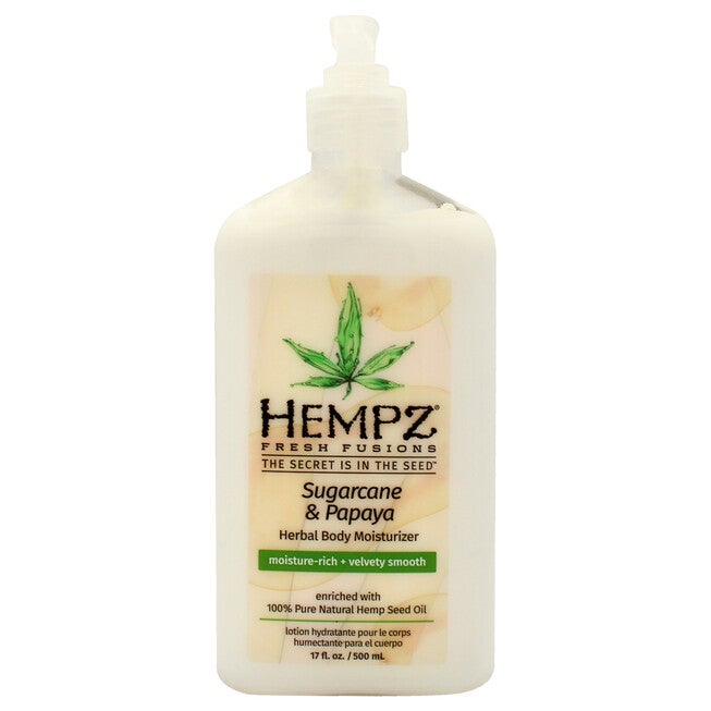 Sugarcane and Papaya Herbal Body by Hempz for Unisex - 17 oz Moisturizer, See Description, hi-res image number 0