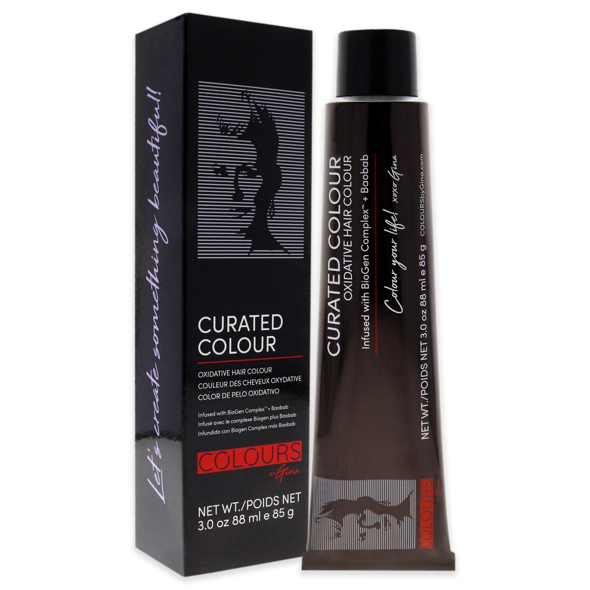 Curated Colour - 9.2-9V Very Light Violet Blonde by Colours By Gina for Unisex - 3 oz Hair Color, See Description, alternate image number 2