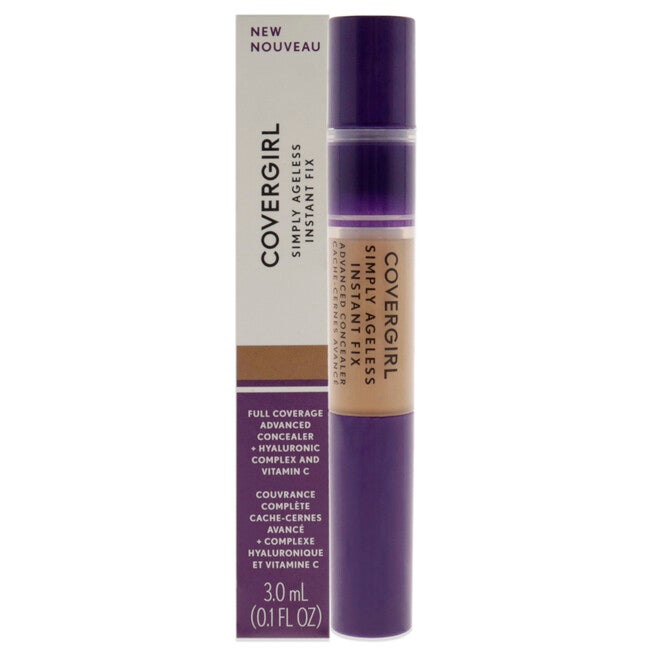 Simply Ageless Instant Fix Advanced Concealer - 380 Caramel by CoverGirl for Women - 0.1 oz Concealer, See Description, hi-res image number 0