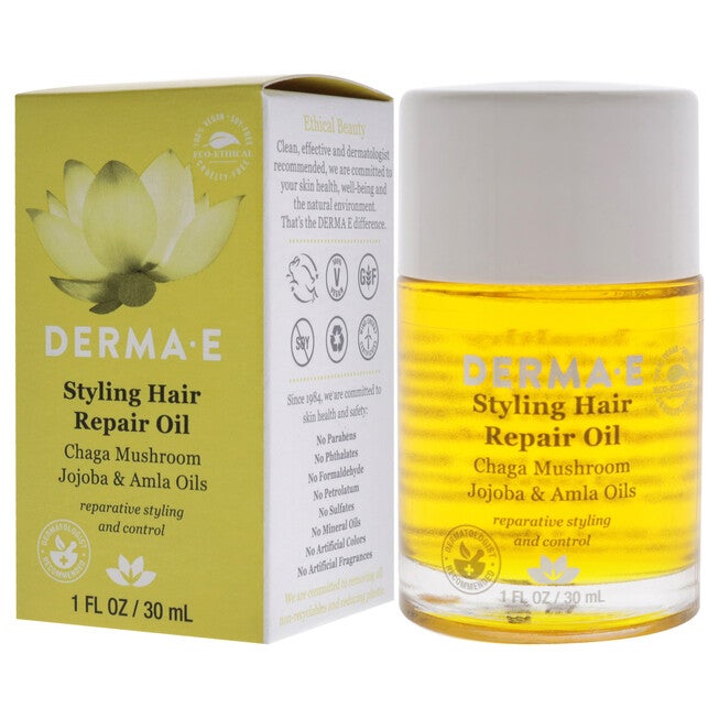 Styling Hair Repair Oil by Derma-E for Unisex - 1 oz Oil, , alternate image number null