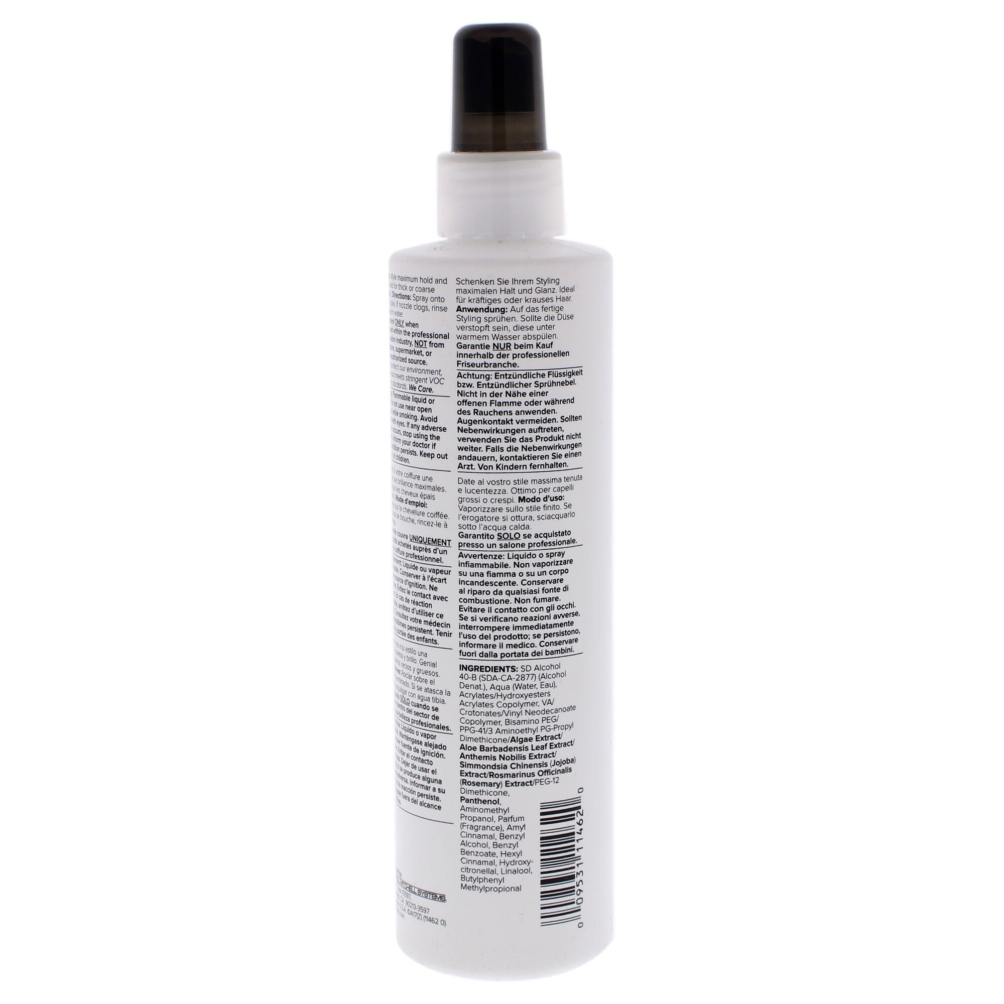 Freeze Shine Super Spray by Paul Mitchell for Unisex - 8.5 oz Hair Spray, See Description, alternate image number 2