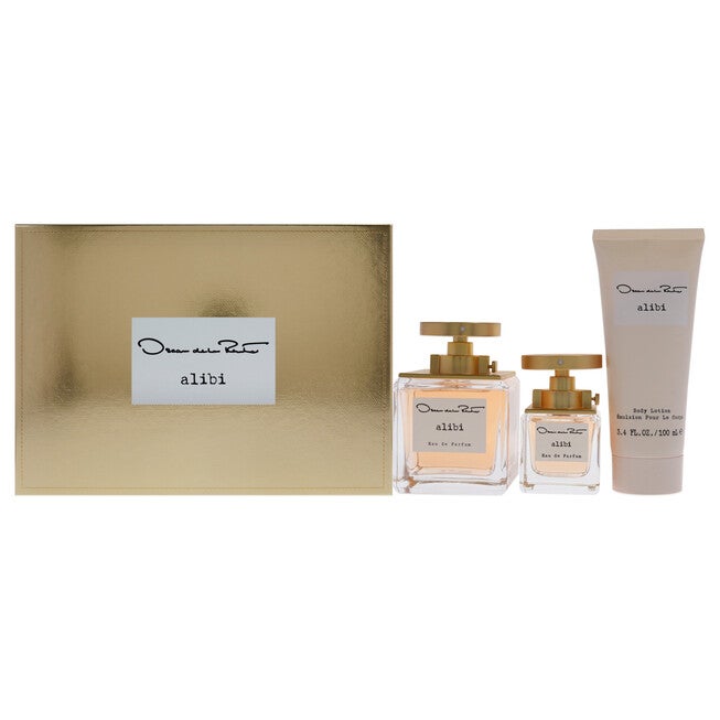 Alibi by Oscar De La Renta for Women - 3 Pc Gift Set 3.4oz EDP Spray, 1.0oz EDP Spray 3.4oz Body Lotion, NA, hi-res image number null