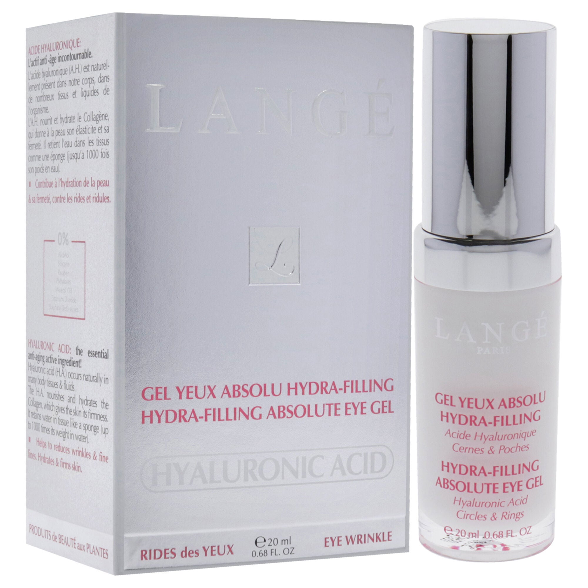 Hydra-Filling Absolute Eye Gel by Lange for Unisex - 0.68 oz Serum, See Description, alternate image number 1