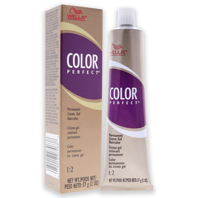 Color Charm Permanent Hair Color Gel - 5A Light Ash Brown by Wella for Unisex - 2 oz Hair Color, See Description, alternate image number 1