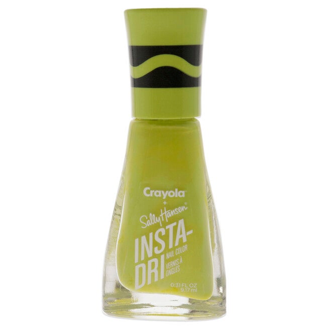 Insta-Dri Crayola Nail Color - 521 Inchworm by Sally Hansen for Women - 0.31 oz Nail Polish, NA, hi-res image number null