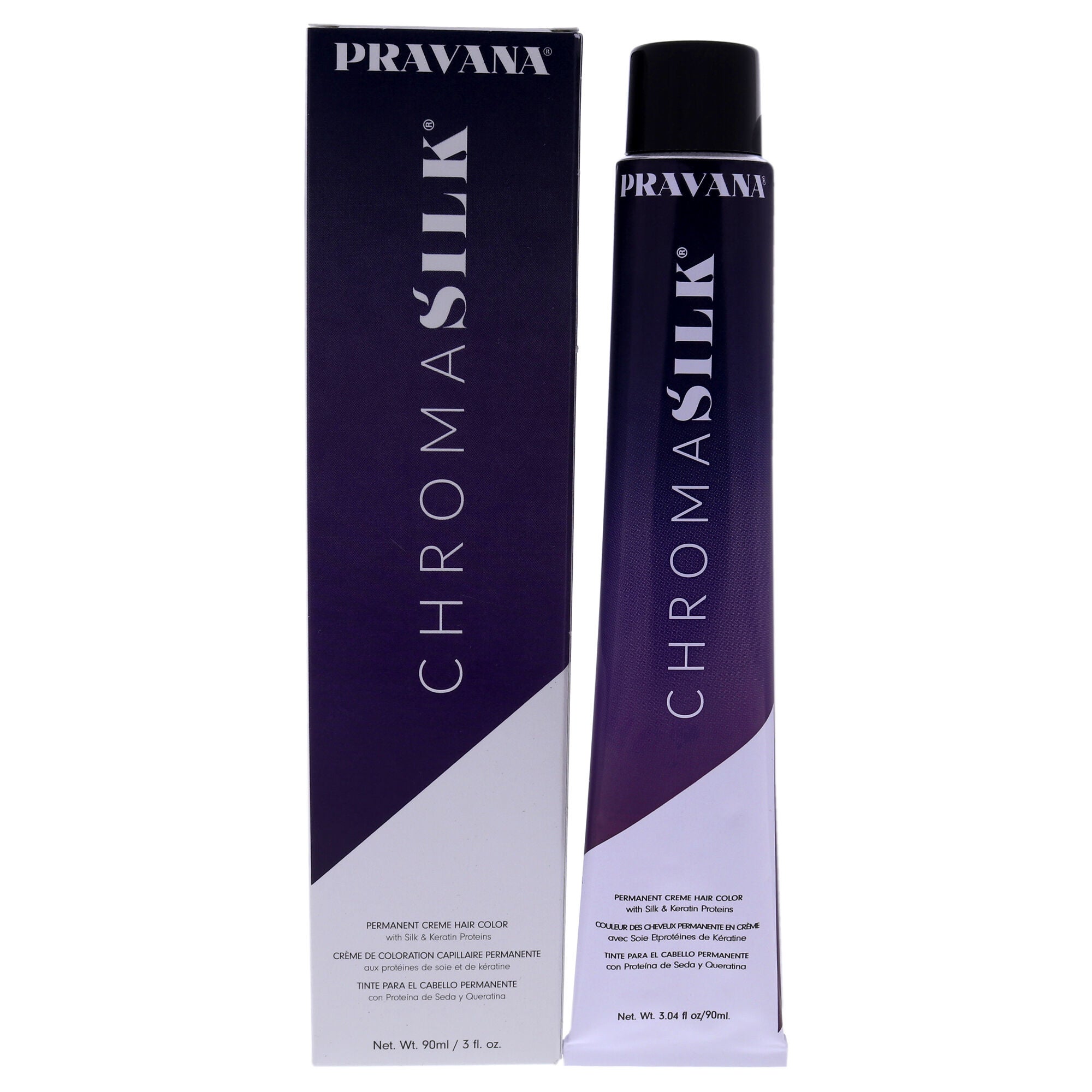 ChromaSilk Creme Hair Color - 5.31 Light Golden Ash Brown by Pravana for Unisex - 3 oz Hair Color, See Description, hi-res image number 0