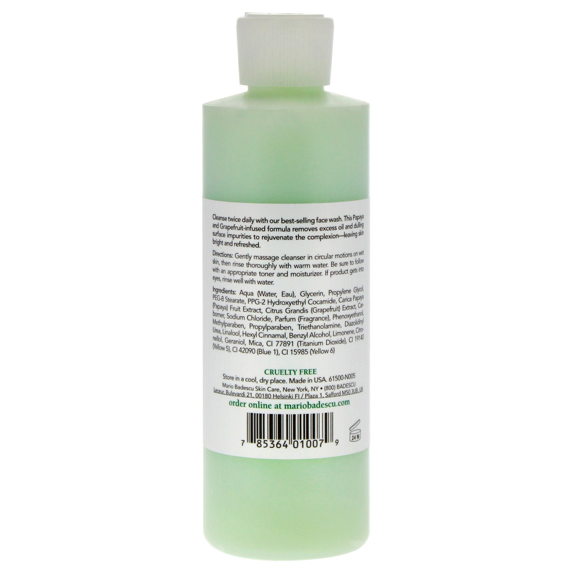 Enzyme Cleansing Gel by Mario Badescu for Unisex - 8 oz Cleanser, See Description, alternate image number 2
