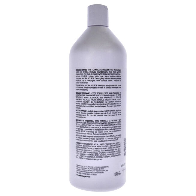 Biolage HydraSource Detangling Solution by Matrix for Unisex - 33.8 oz Detangler, NA, alternate image number null