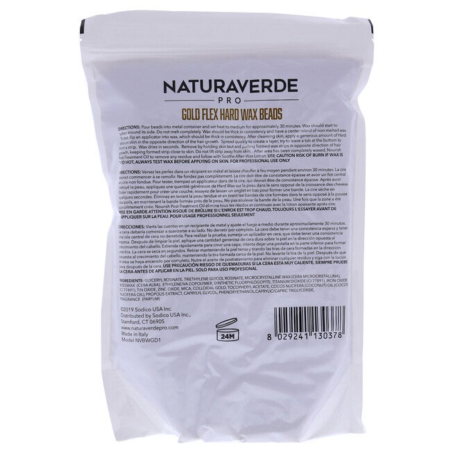Natura Verde Pro Gold Hard Flex Wax Beads by Natura Verde for Unisex - 35.27 oz Wax, , alternate image number null