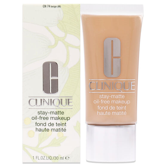 Stay-Matte Oil-Free Makeup - CN 74 Beige - Dry Combination To Oily by Clinique for Women - 1 oz Makeup, NA, hi-res image number null