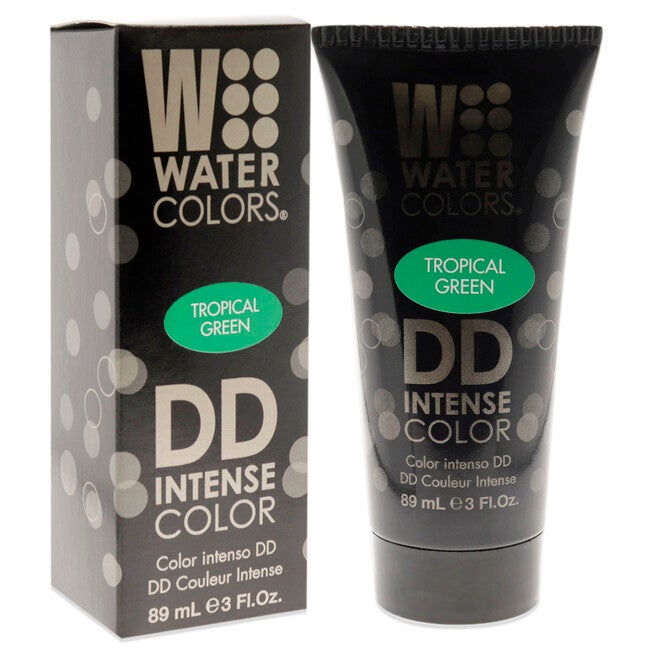 Watercolors DD Intense Color - Tropical Green by Tressa for Unisex - 3 oz Hair Color, , alternate image number null