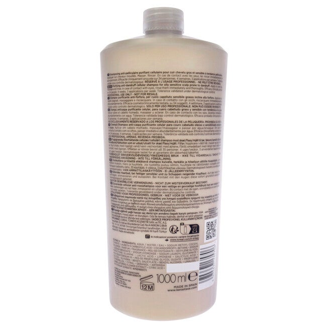 Symbiose Purifying Anti-Dandruff Cellular Shampoo by Kerastase for Unisex - 34 oz Shampoo, NA, alternate image number null