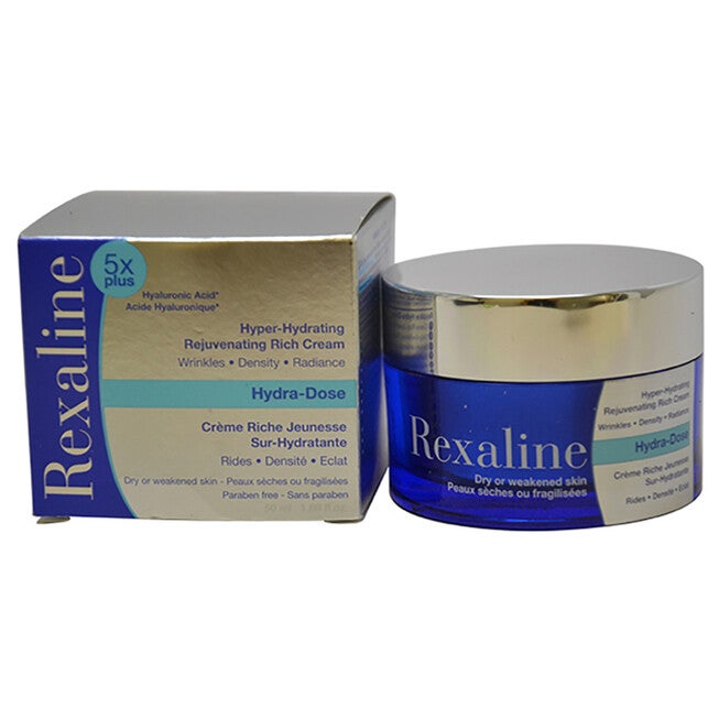 Hydra-Dose Hyper-Hydrating Anti-Wrinkle Rich Cream by Rexaline for Women - 1.69 oz Cream, , alternate image number null