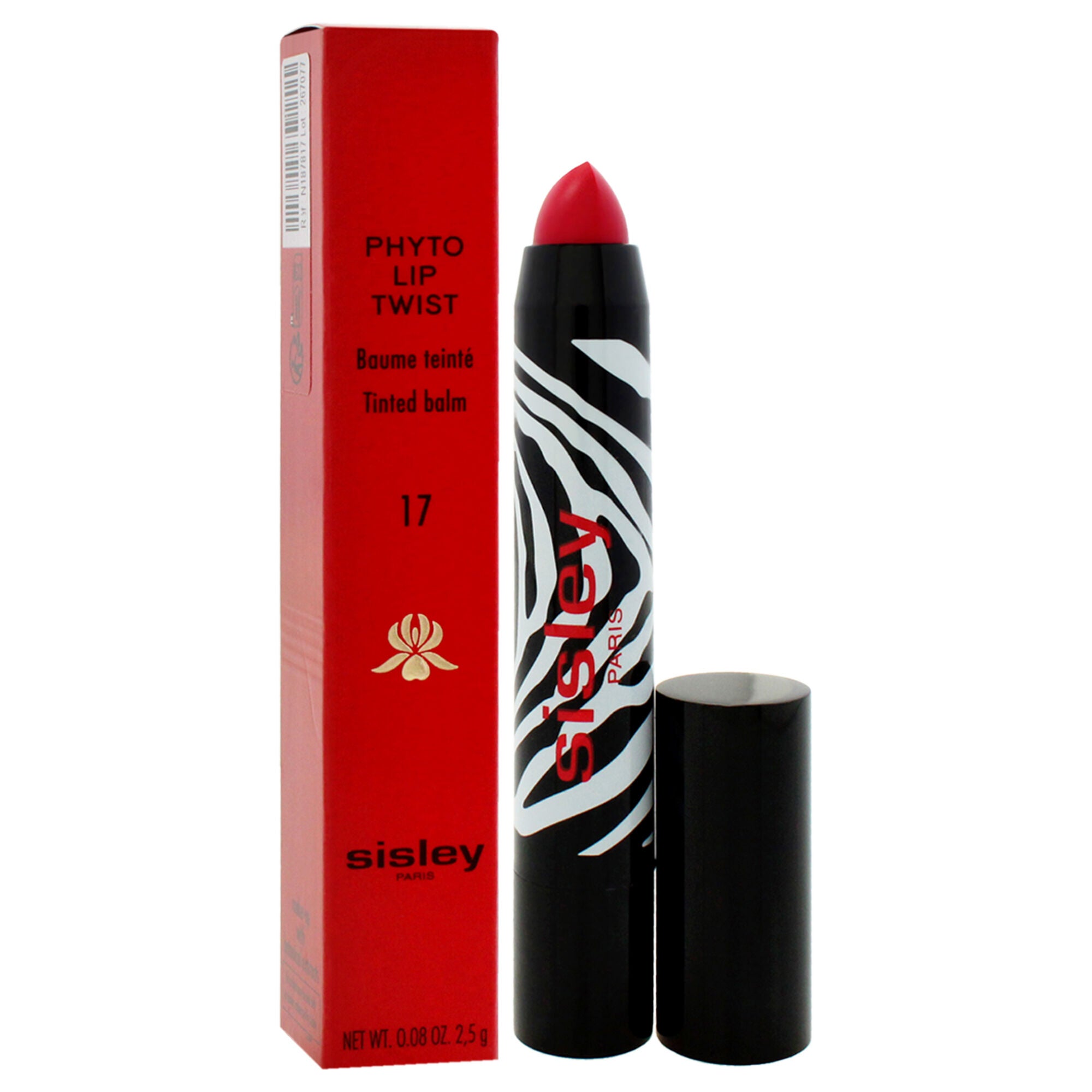 Phyto-Lip Twist - 17 Kiss by Sisley for Women - 0.08 oz Lipstick, See Description, alternate image number 1