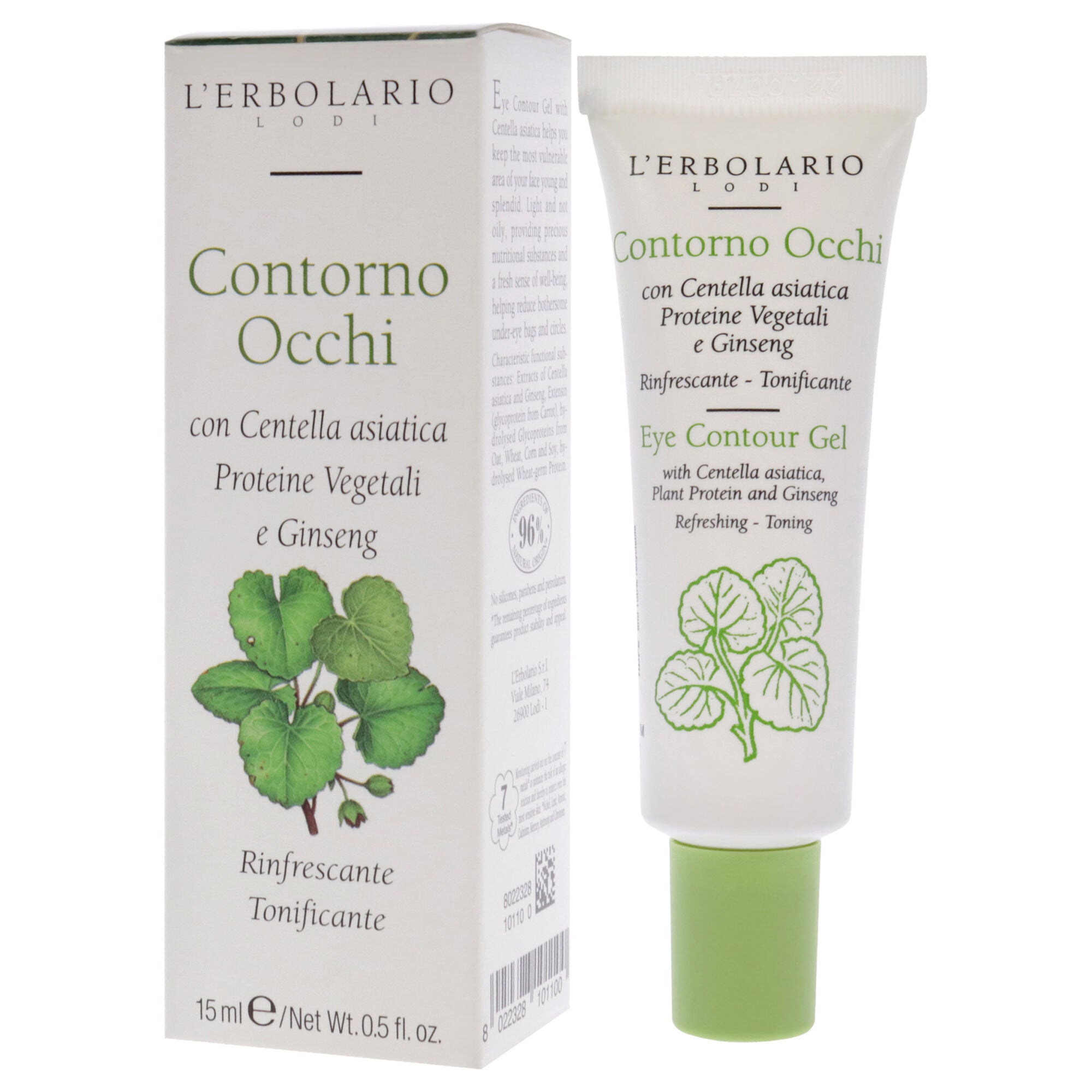 Eye Contour Gel by LErbolario for Unisex - 0.5 oz Gel, See Description, alternate image number 1