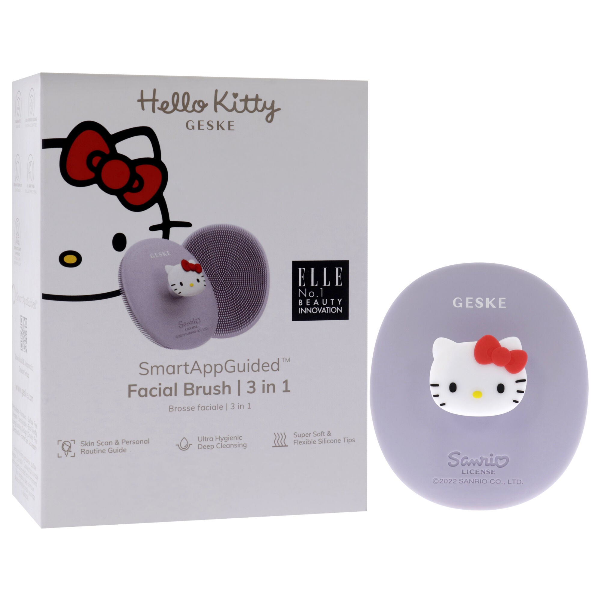 Hello Kitty Facial Brush 3 in 1 - Purple by Geske for Women - 1 Pc Brush, , alternate image number 6