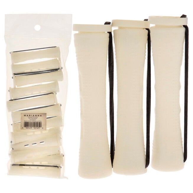 Concave Perm Rods Short - White by Marianna for Women - 1.11 cm Hair Rods, NA, hi-res image number null