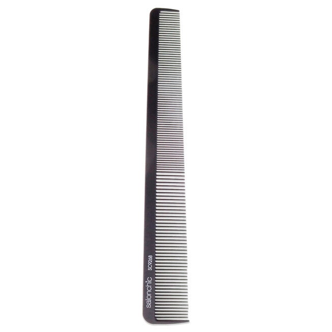 Barber Taper Carbon Comb High Heat Resistant 8 by SalonChic for Unisex - 1 Pc Comb, See Description, alternate image number 1