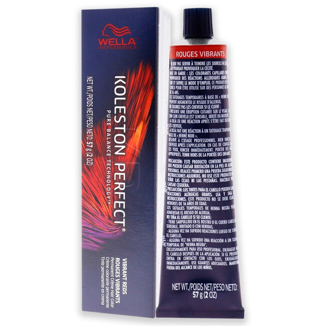 Koleston Perfect Permanent Creme Hair Color - 77 44 Intense Medium Blonde-Red Red by Wella for Unisex - 2 oz Hair Color, NA, alternate image number null